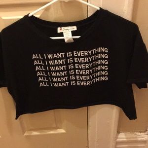 All I want is everything crop top